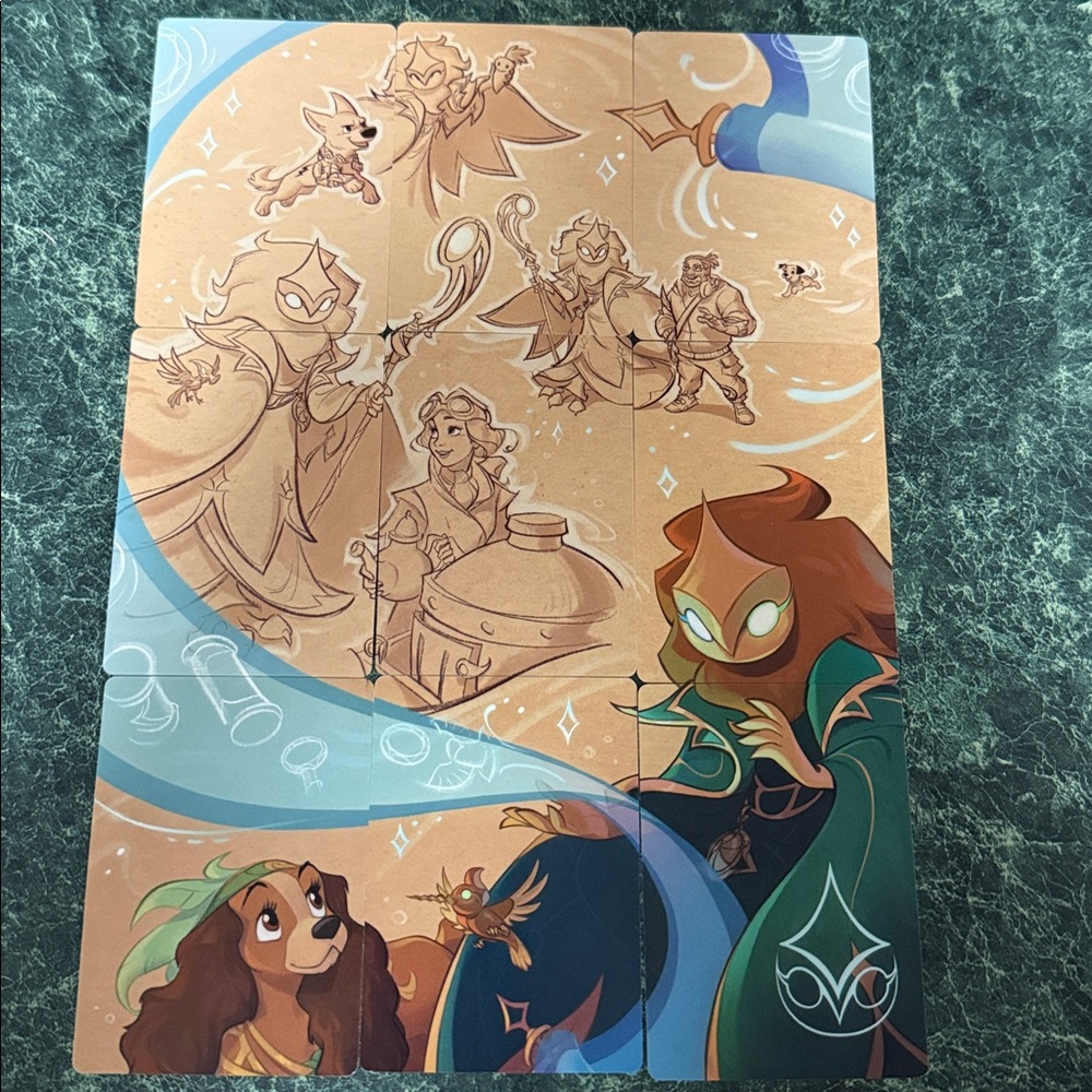 Disney Lorcana Archazia’s Island 9pc Puzzle Card Set